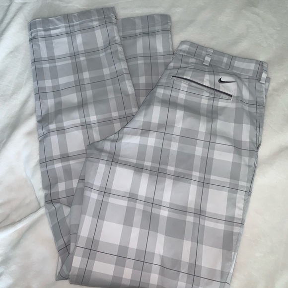 Nike Other - Nike grey plaid golf pants waist size 36